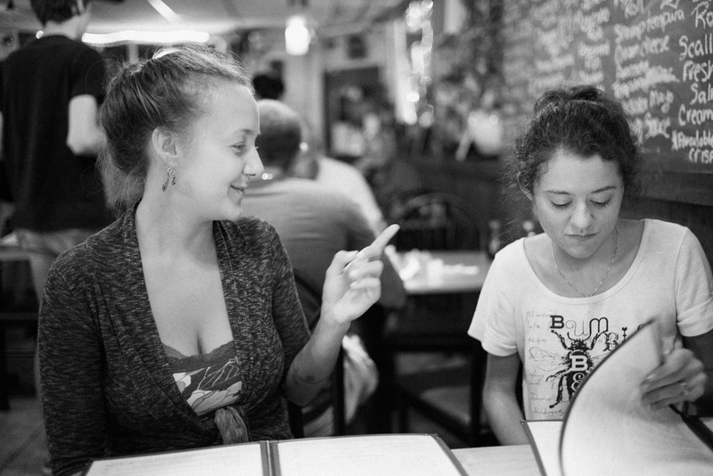 Candid Moments in Café