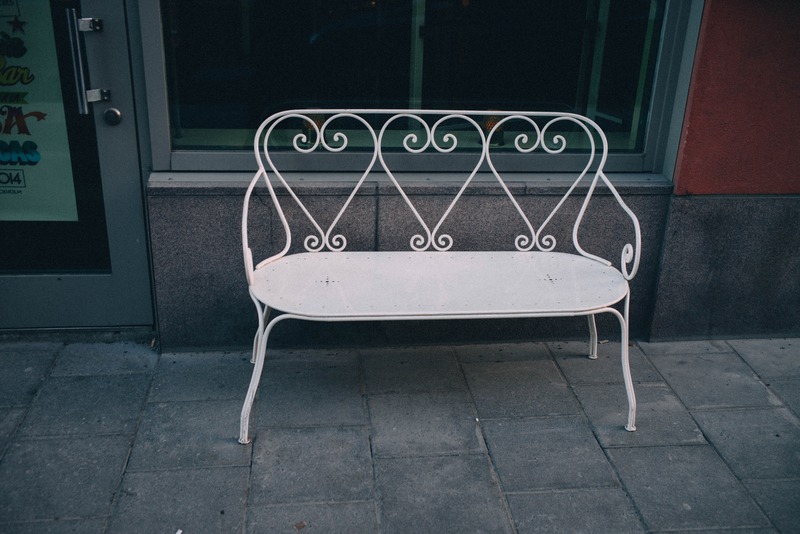 Lonely Iron Bench