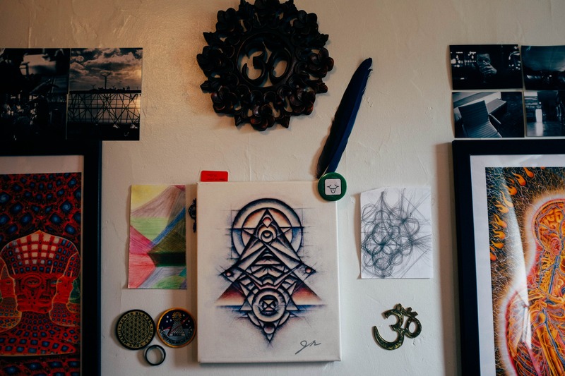 Eclectic Wall of Inspiration