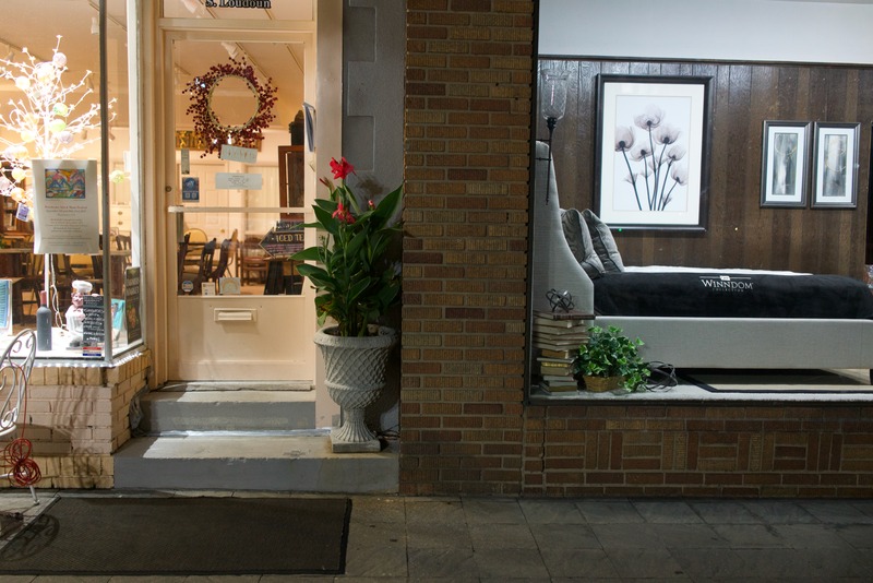 Nighttime Storefront Serenity