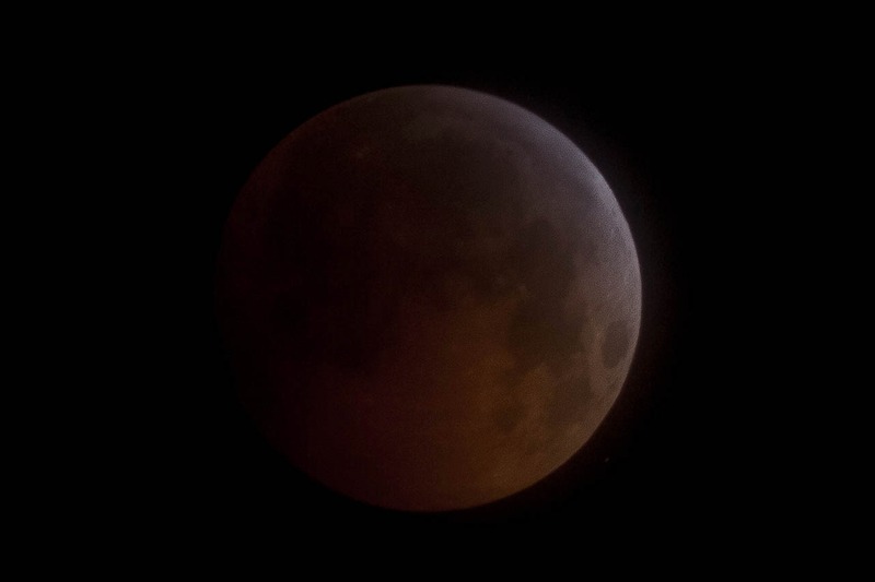 Eclipsed Night Sky
