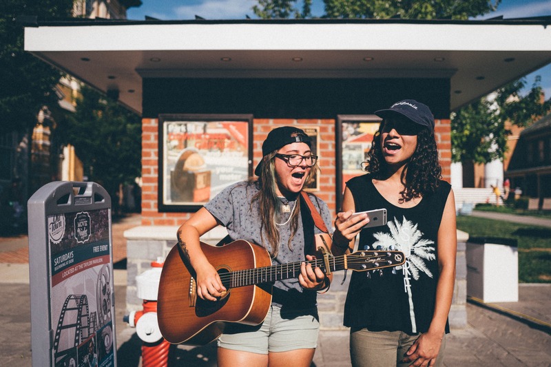 Joyful Street Performance