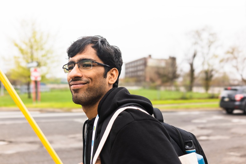 Contemplative Smile