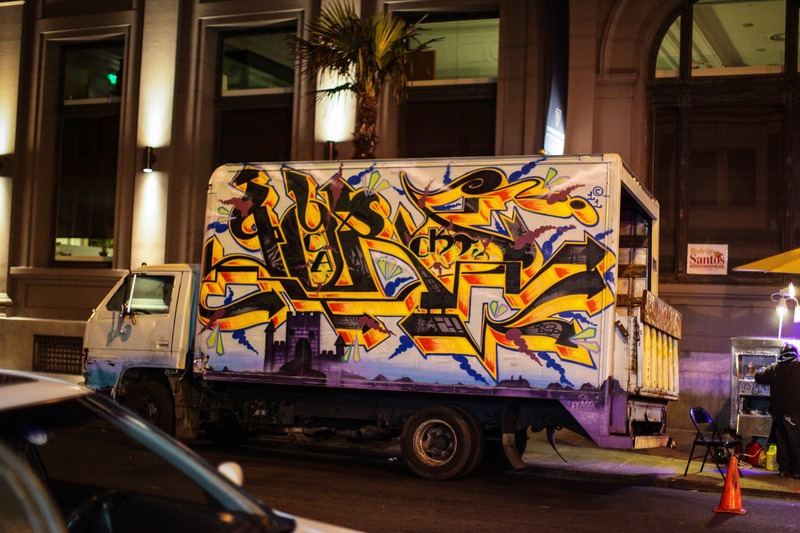 Urban Canvas at Night