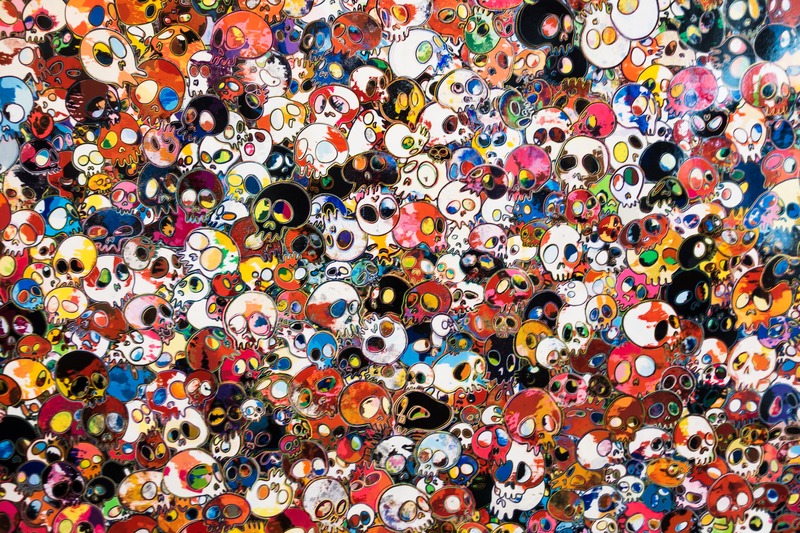 Vibrant Skull Chaos