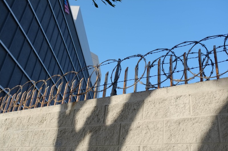 Behind Barbed Wire