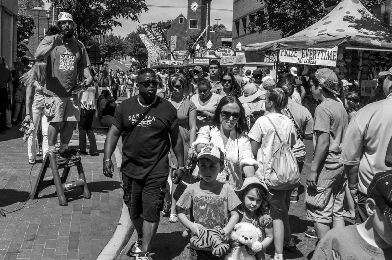 Busy Market Scene