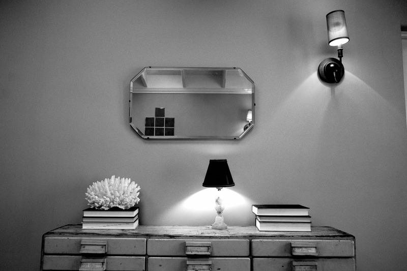 Serene Monochrome Corner
