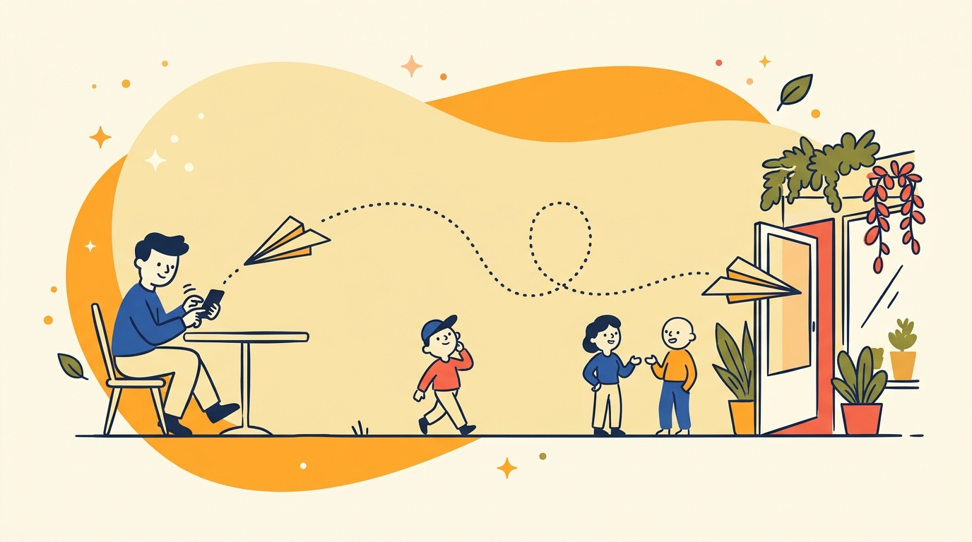 Illustration for the guide: How do you write a first message to a business in Spain?
