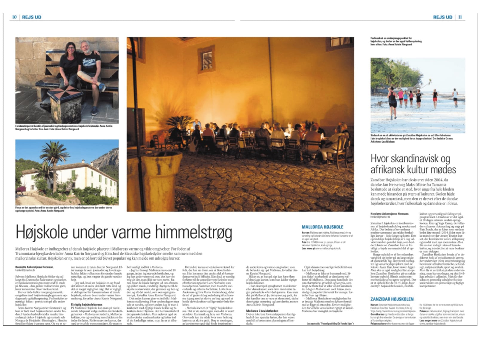 Artikel i bladet Højskoler: