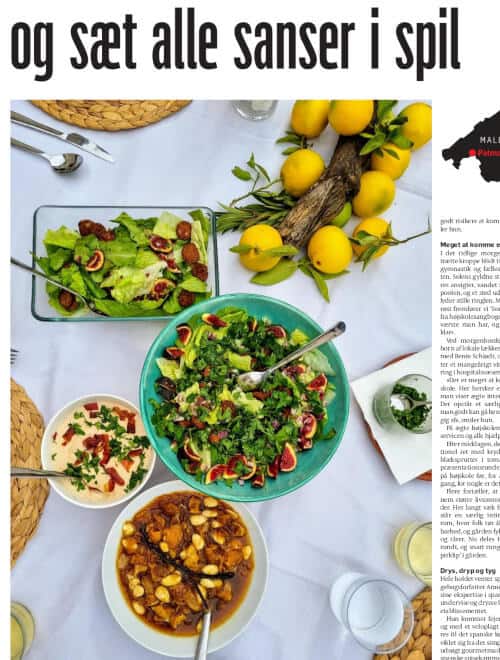 Artikel fra Politiken d. 16/01-2022 — Madskole på Mallorca side 22-23