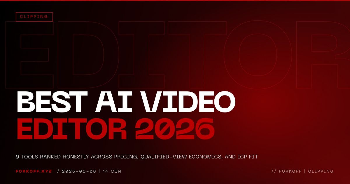 Best AI Video Editor 2026: 9 Tools Ranked Honestly