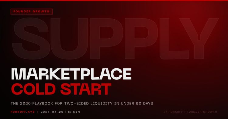 Two-Sided Marketplace Cold Start: 2026 Playbook From 9 Cases