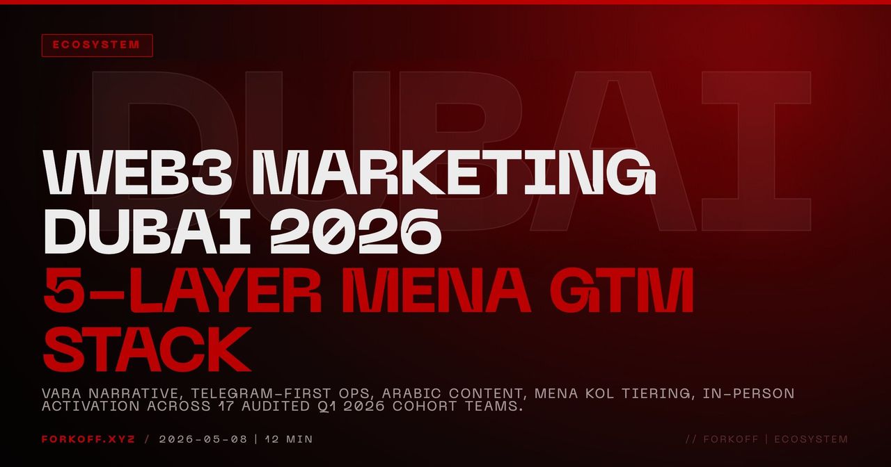Web3 Marketing Dubai 2026: The 5-Layer MENA GTM Stack