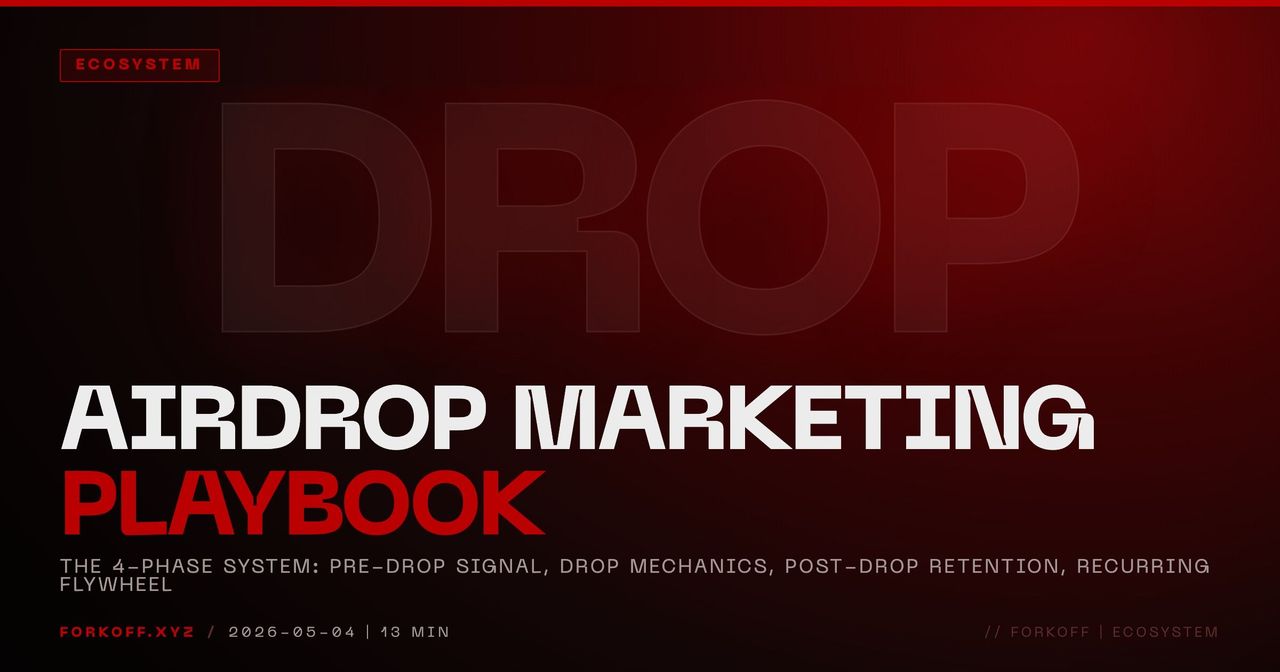 Airdrop Marketing Playbook 2026: The 4-Phase System