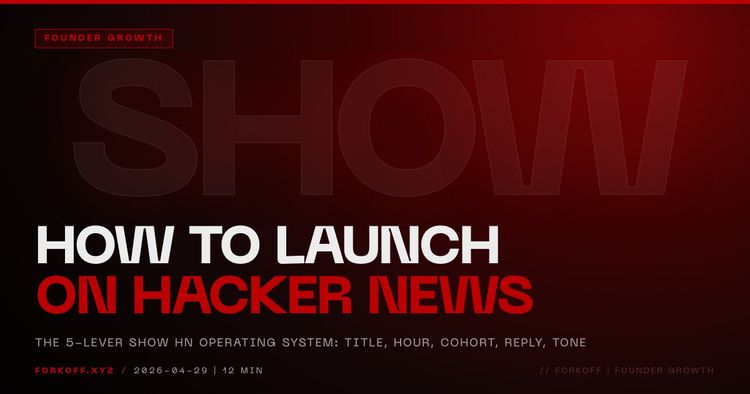 How To Launch on Hacker News in 2026: The 5-Lever System
