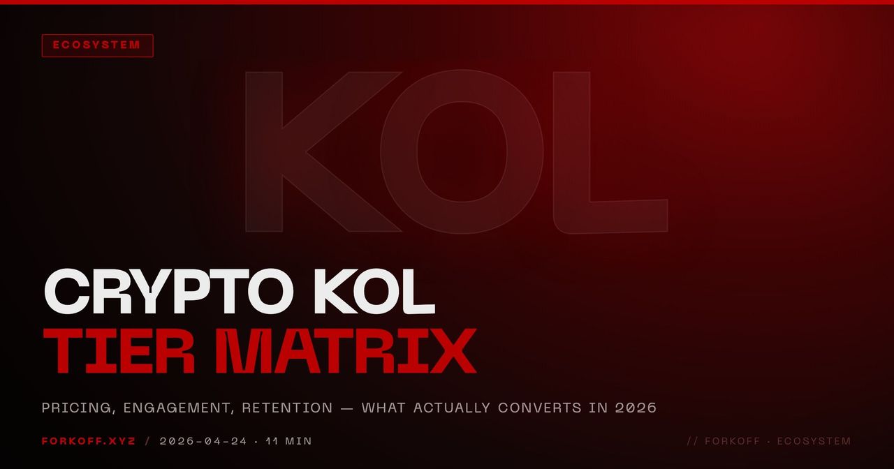 Crypto KOL Marketing in 2026: The Tier-Matrix Framework