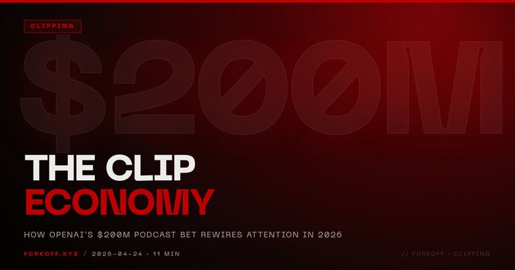 The Clip Economy: OpenAI's $200M Podcast Bet Rewires Attention
