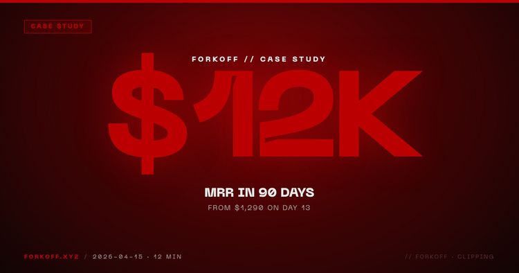Managed Clipping Revenue: Inside a 90-Day $12K MRR Compound Loop