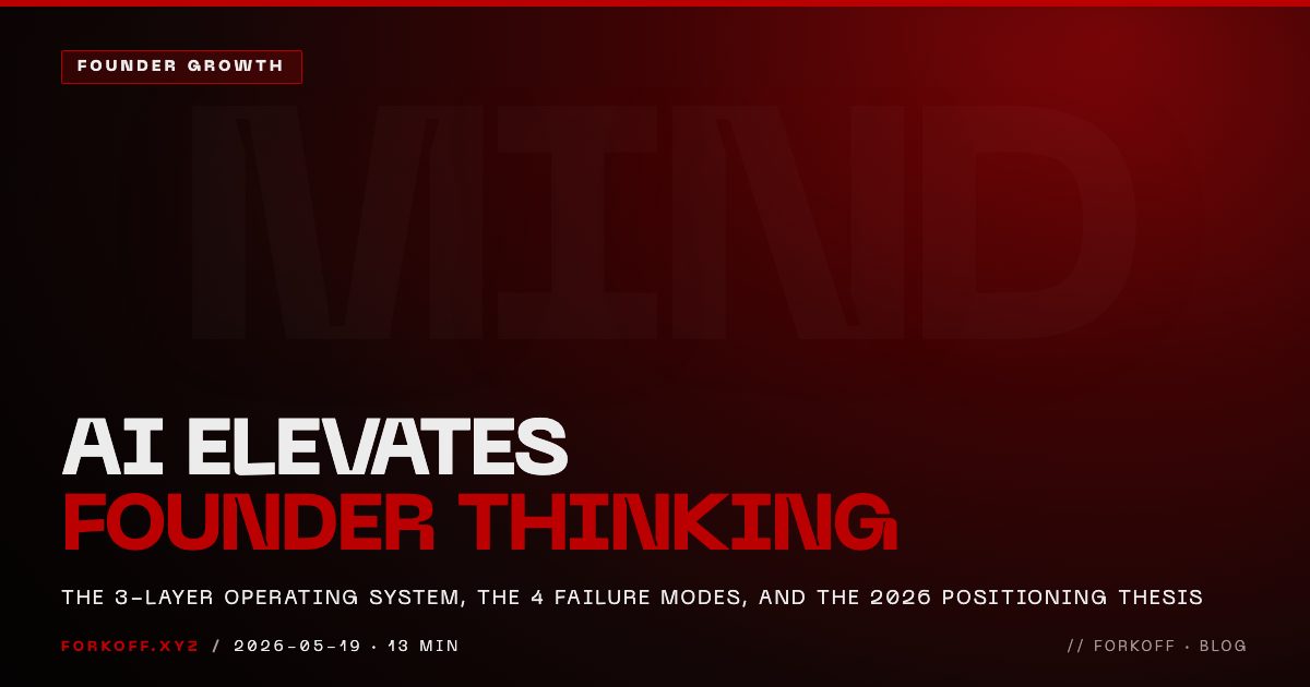 AI Elevates Founder Thinking: The 2026 Positioning Thesis