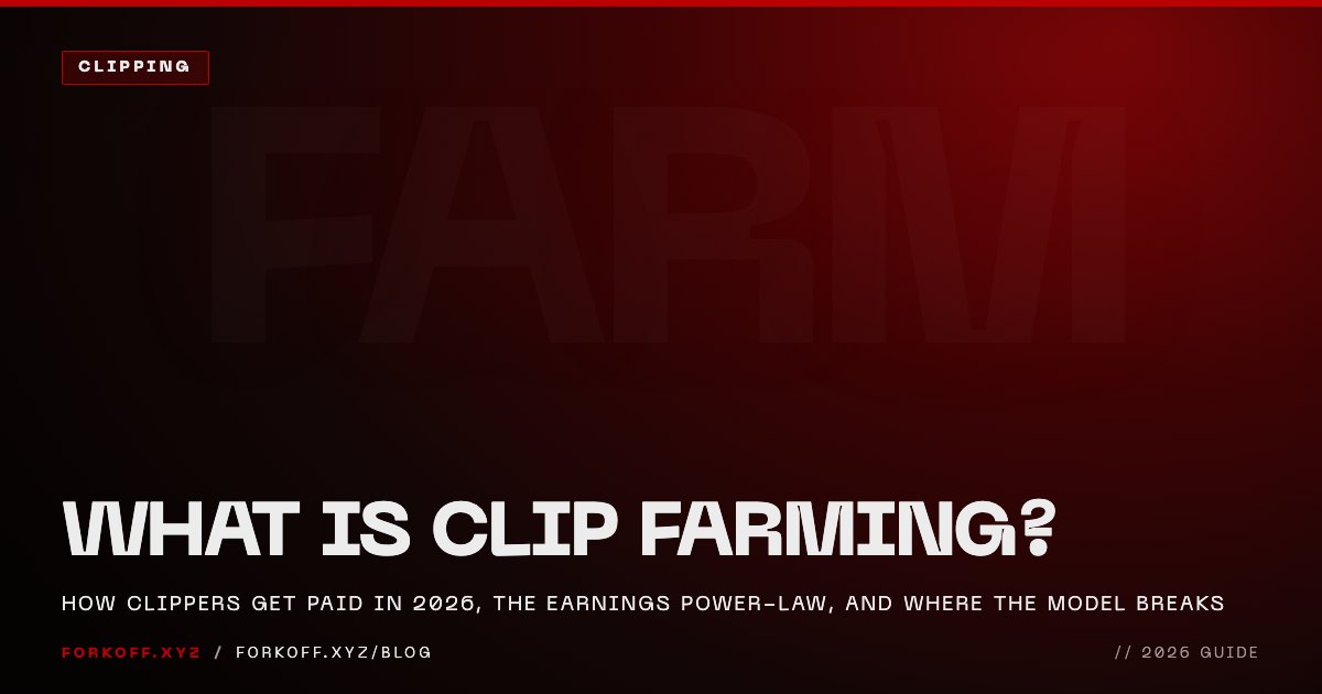 What Is Clip Farming? How Clippers Get Paid in 2026 (and Where It Breaks)