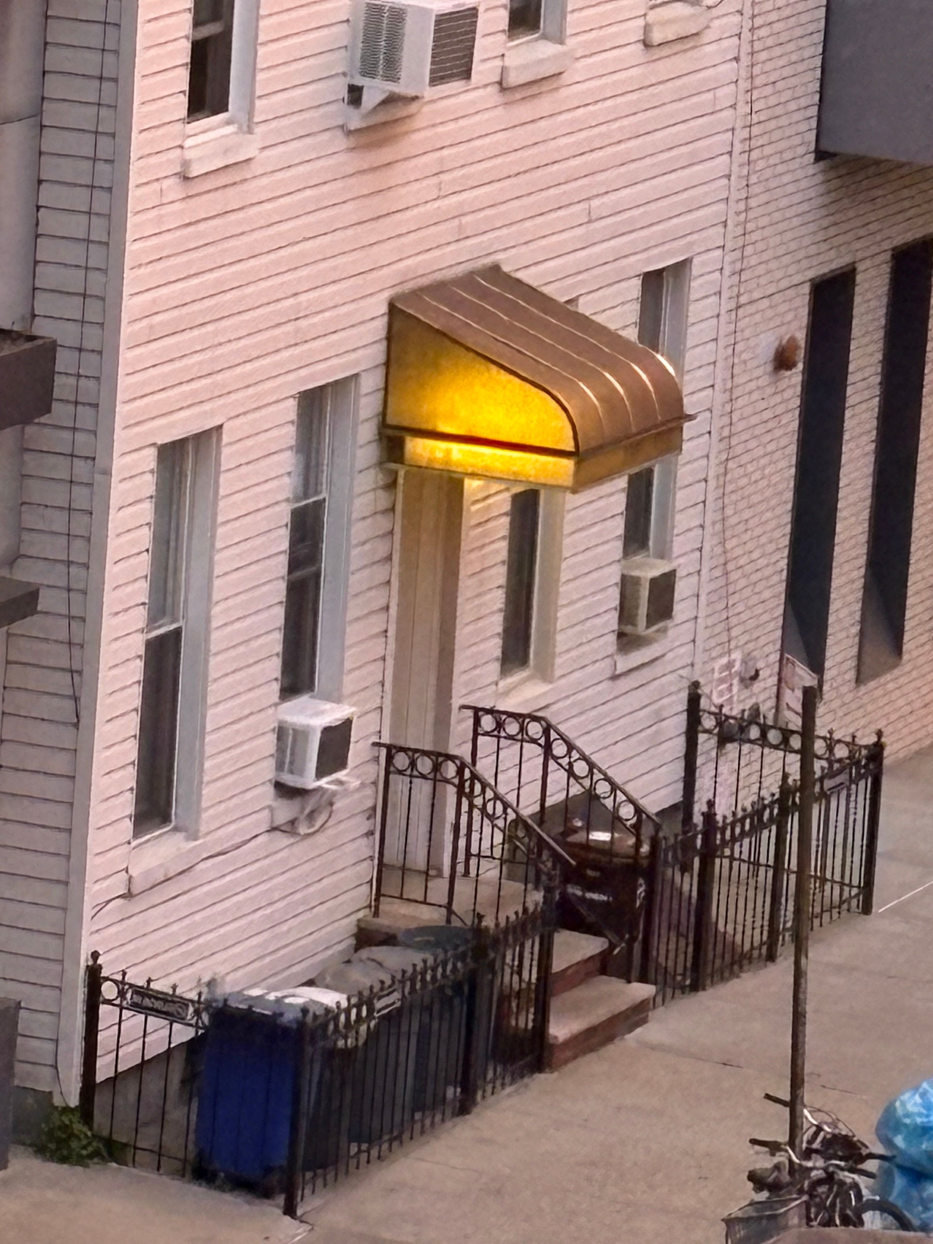 illuminated brooklyn awning