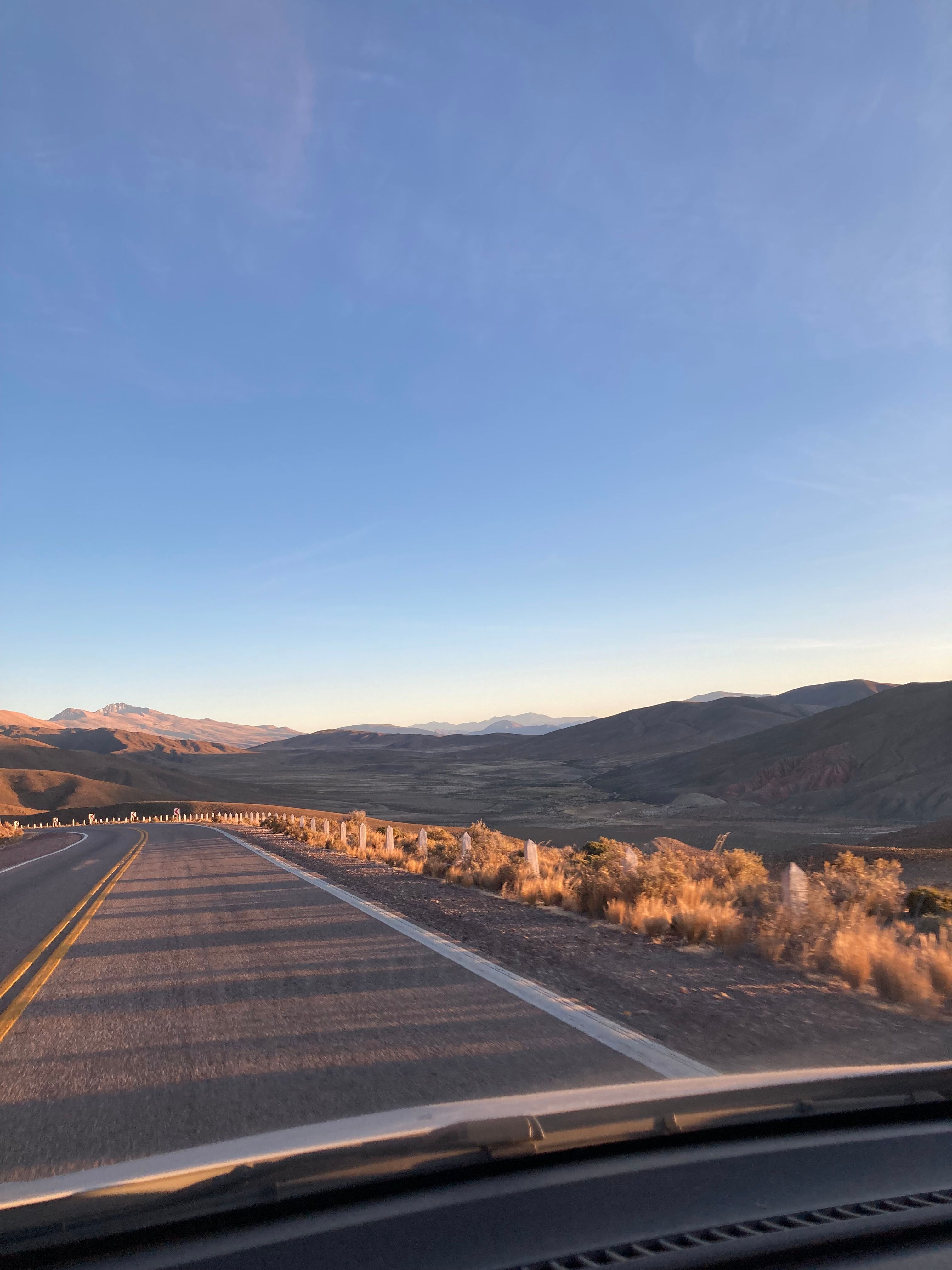 andes mountain road