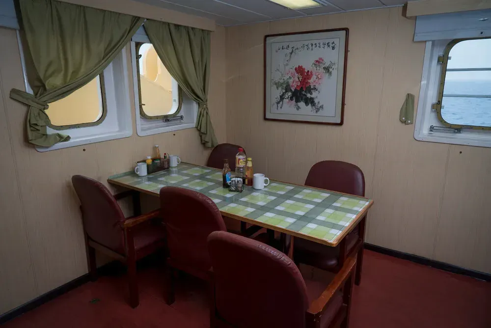 Table in the Mess Room