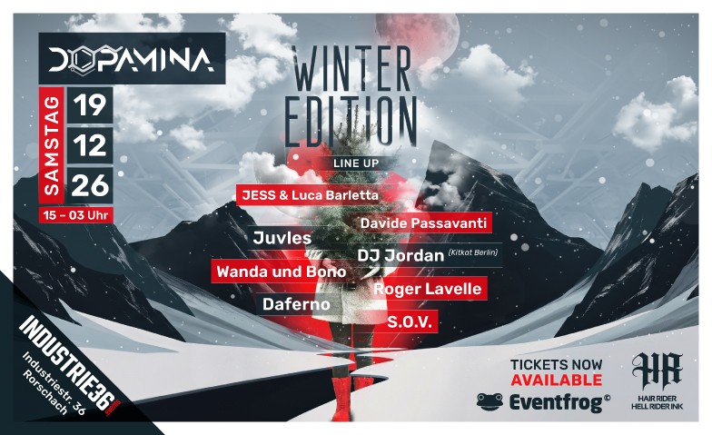 DOPAMINA WINTER RAVE – The pulse of dopamine
