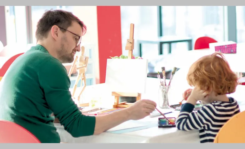 Mini and Me ‒ Drucken mit Bausteinen
