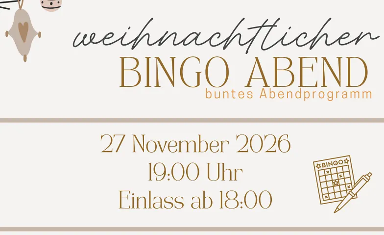 Weihnachtlicher Bingo Abend