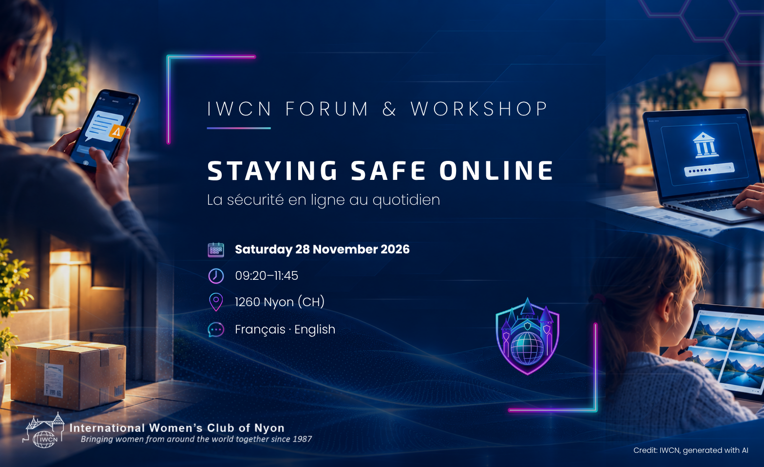 Staying Safe Online  IWCN Cybersecurity Forum & Workshop