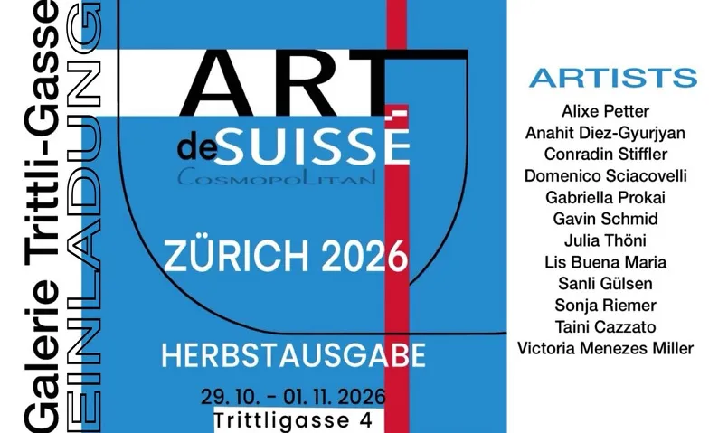 ARTdeSUISSE Zürich, Herbstausgabe 2026