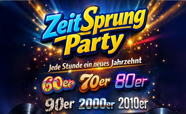 ZeitSprung Party / Jede Stunde ein neues Jahrzehnt
