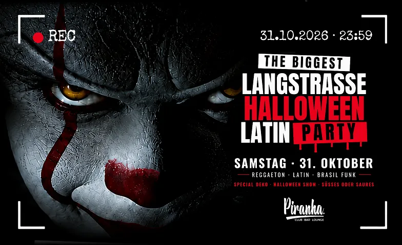 BIGGEST LANSTRASSE HALLOWEEN LATIN PARTY - Piranha Club
