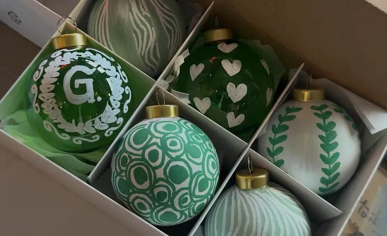 Paint your own Christmas Ornaments