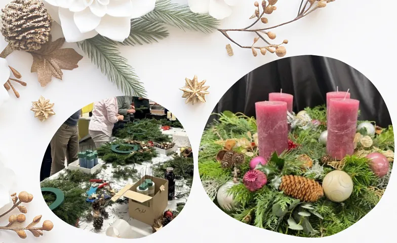 Adventskranz & Wine Adventsworkshop