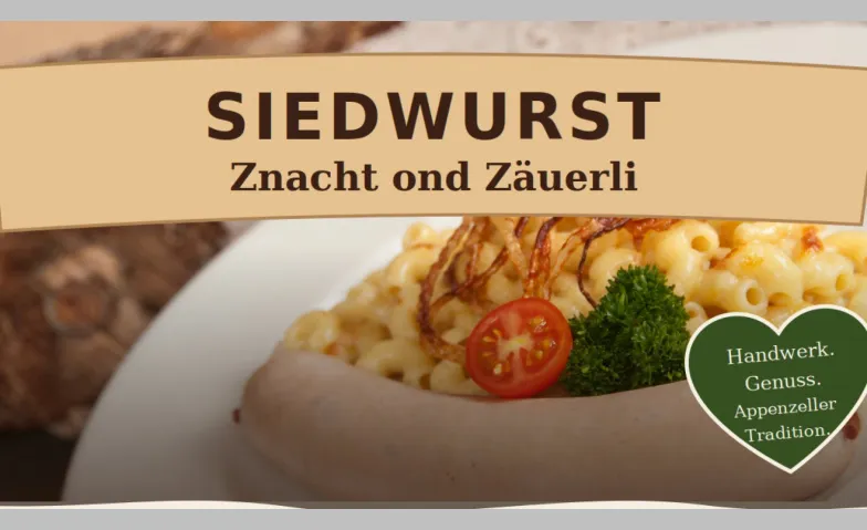 Siedwurst Znacht ond Zäuerli