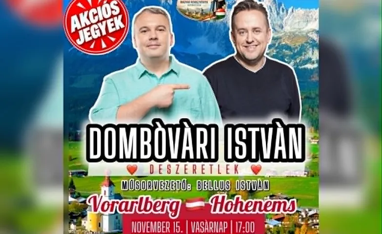 Dombóvári István és Bellus István Vorarlbergben