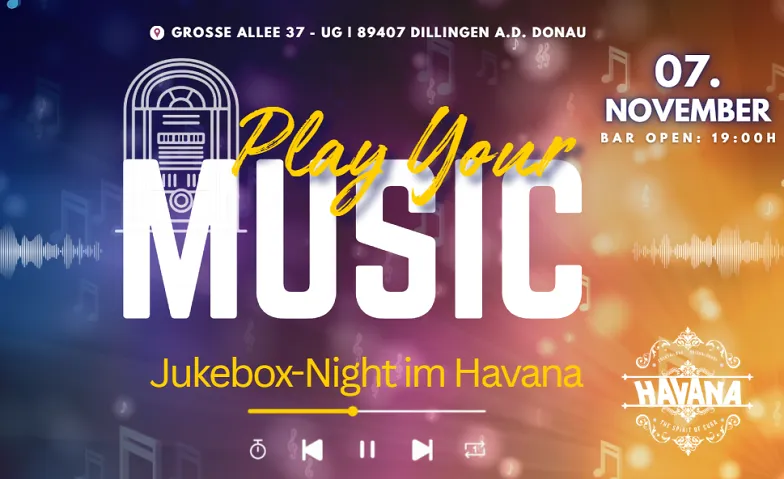 Play Your Music - Jukebox-Night im Havana