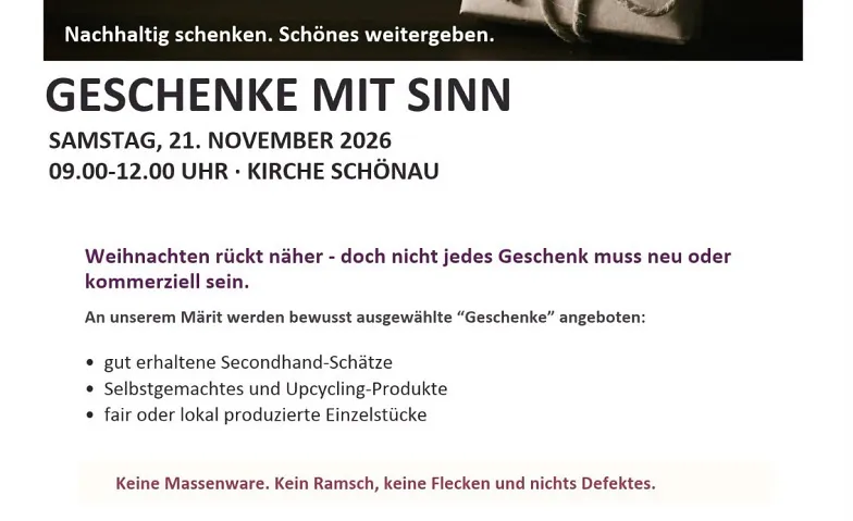 Schenken mit Sinn