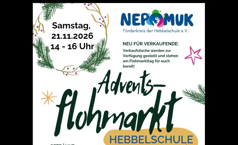 Adventsflohmarkt Hebbelschule Wiesbaden