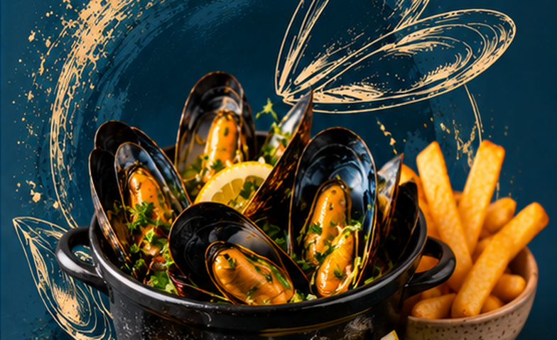 DINNERTABLE – MOULES & FRITES – TRÈS CHIC!