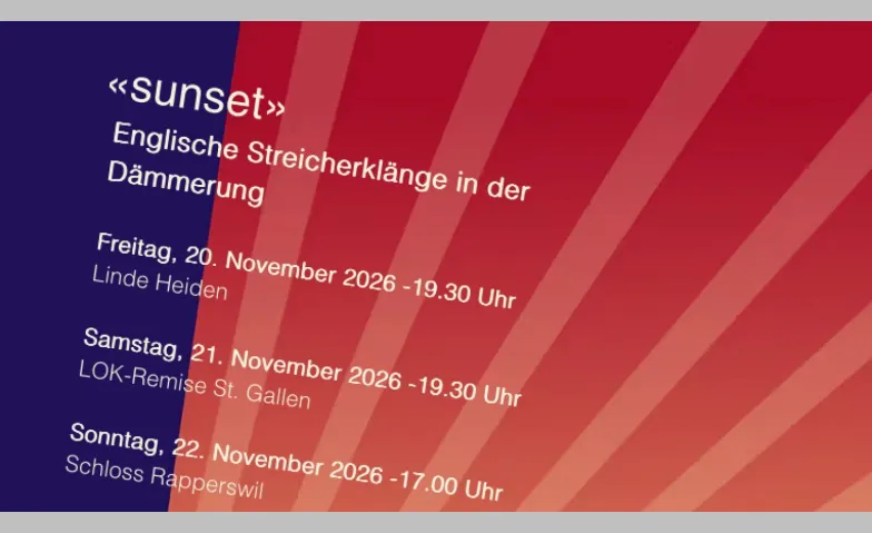 Sunset – Englische Streicherklänge in der Dämmerung