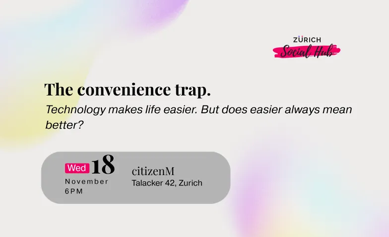 The convenience trap.