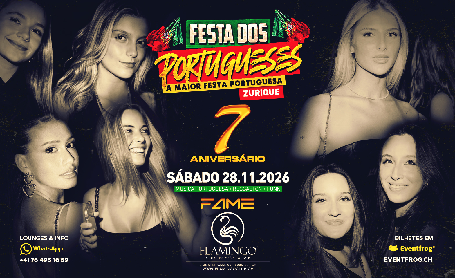 FESTA DOS PORTUGUESES (7) ANOS @FLAMINGO CLUB ZÜRICH