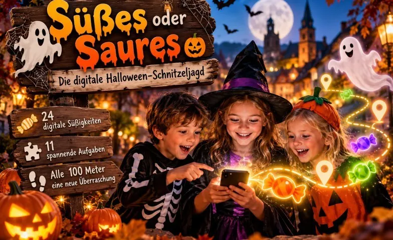 Süßes oder Saures - Die digitale Halloween-Schnitzeljagd