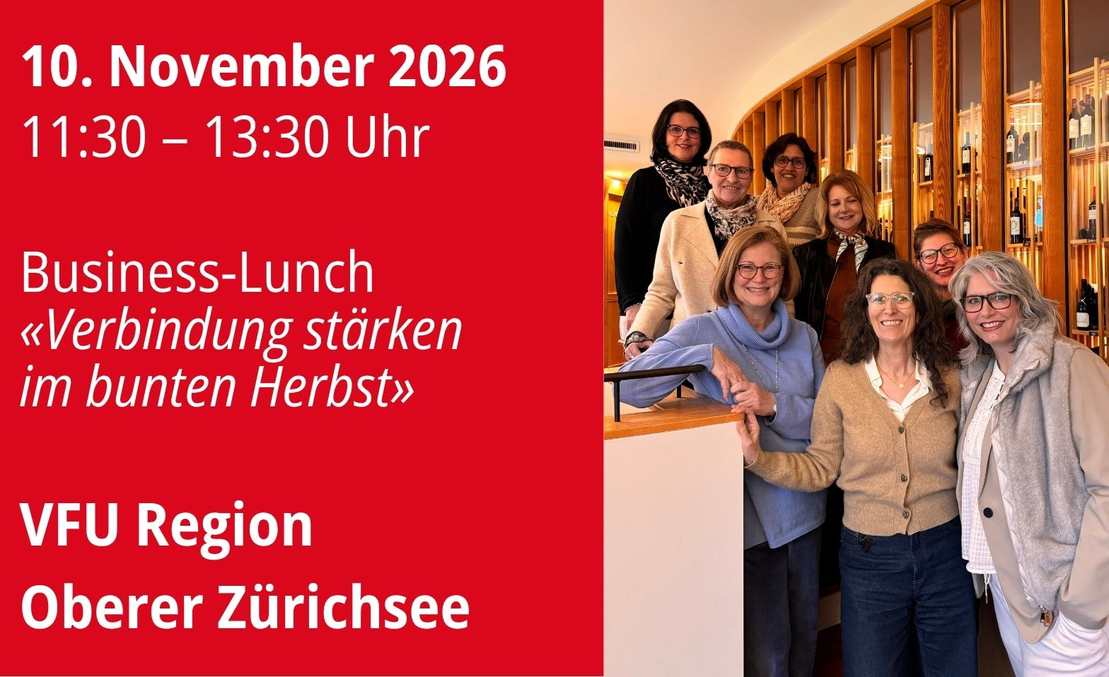 VFU Business-Lunch in Pfäffikon SZ, 10.11.2026