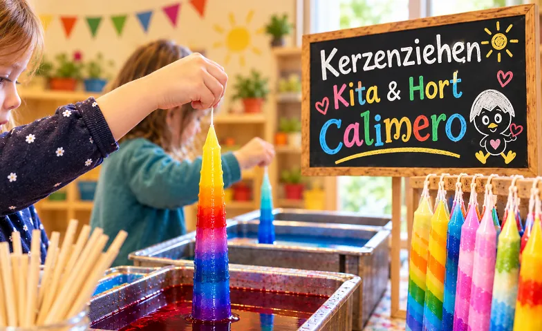Öffentliches Kerzenziehen für Kinder & Eltern