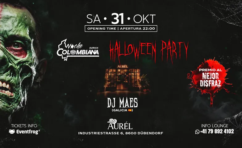NOCHE COLOMBIANA ZURICH (Halloween)